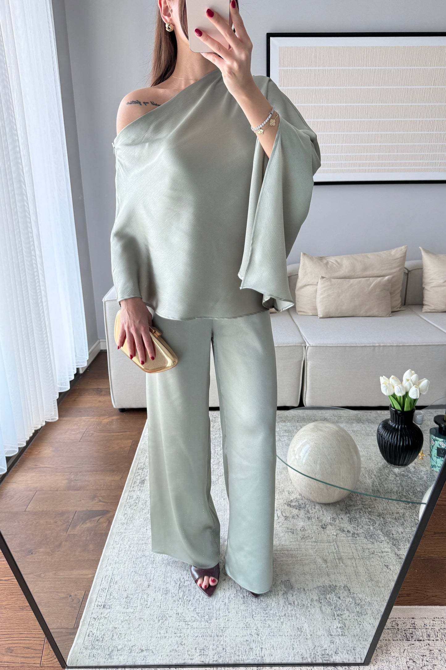 Elegant Satin Set