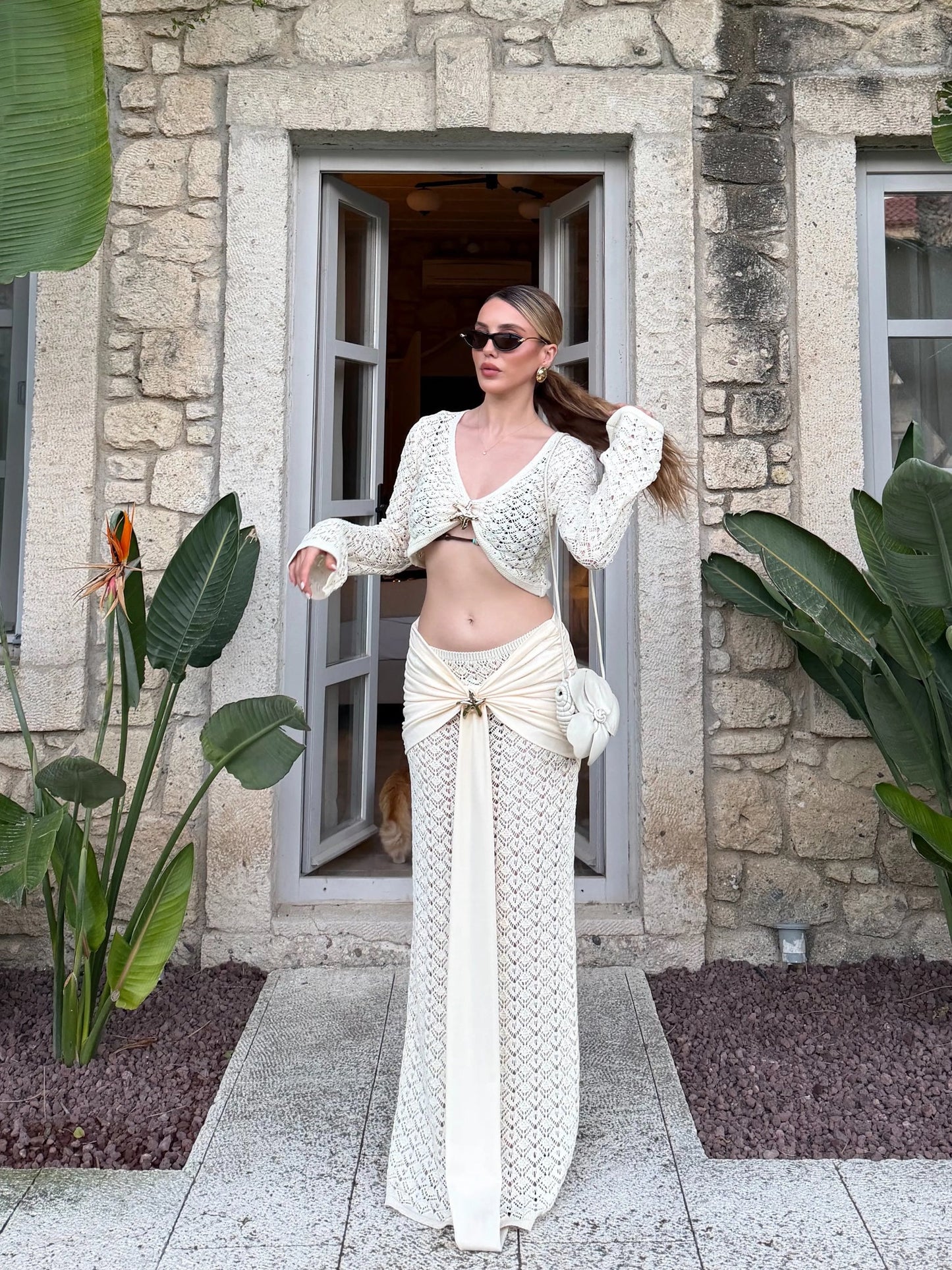 Set crochet étoilée