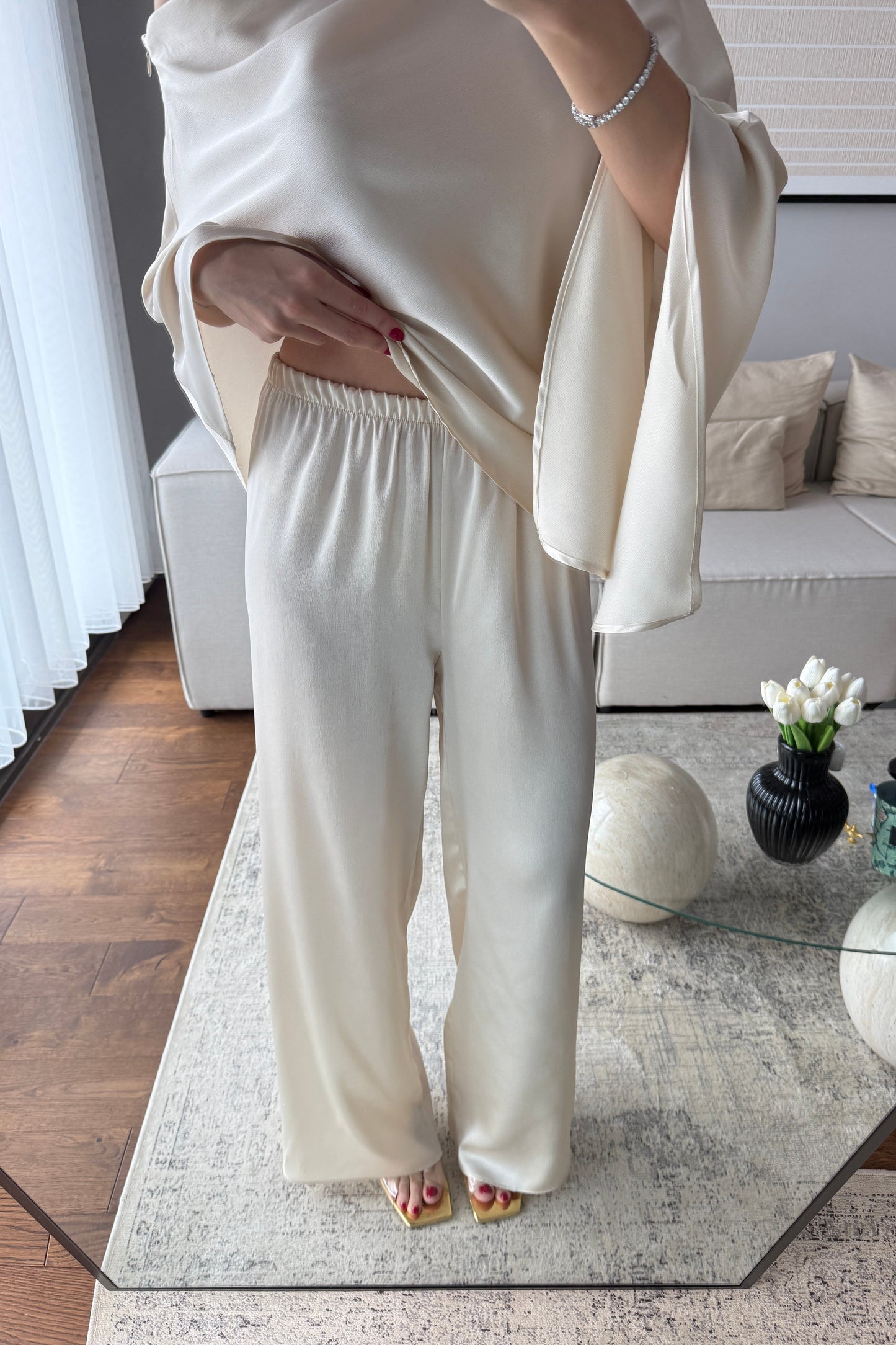 Elegant Satin Set