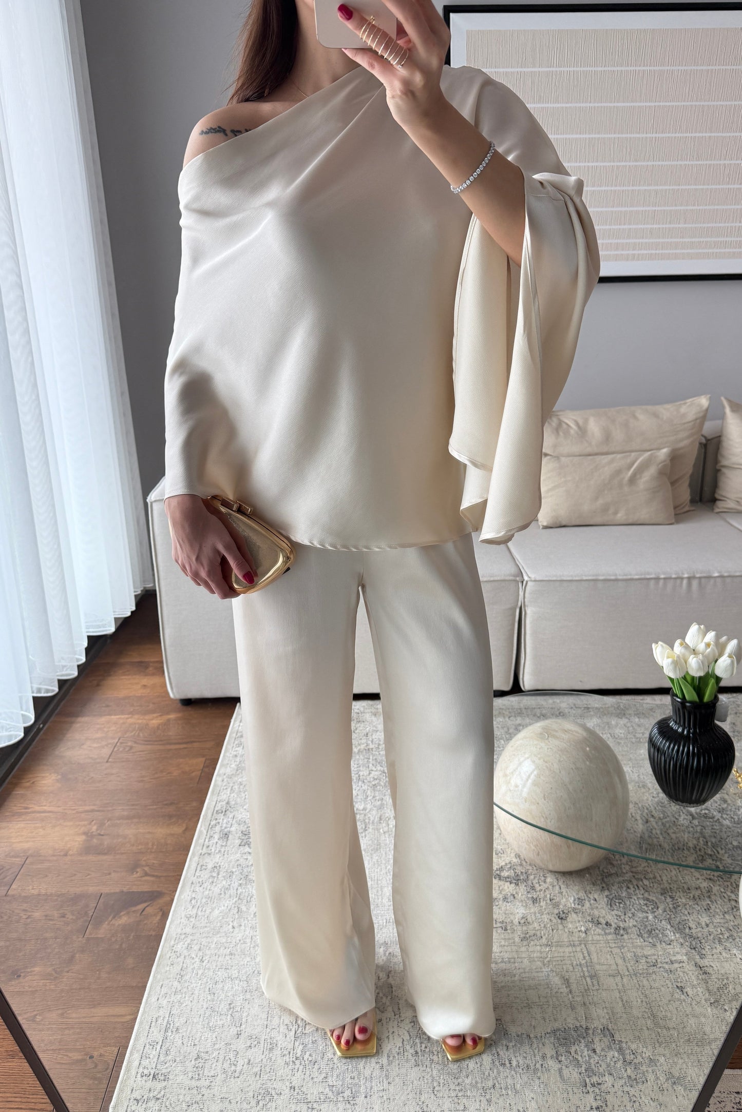 Elegant Satin Set