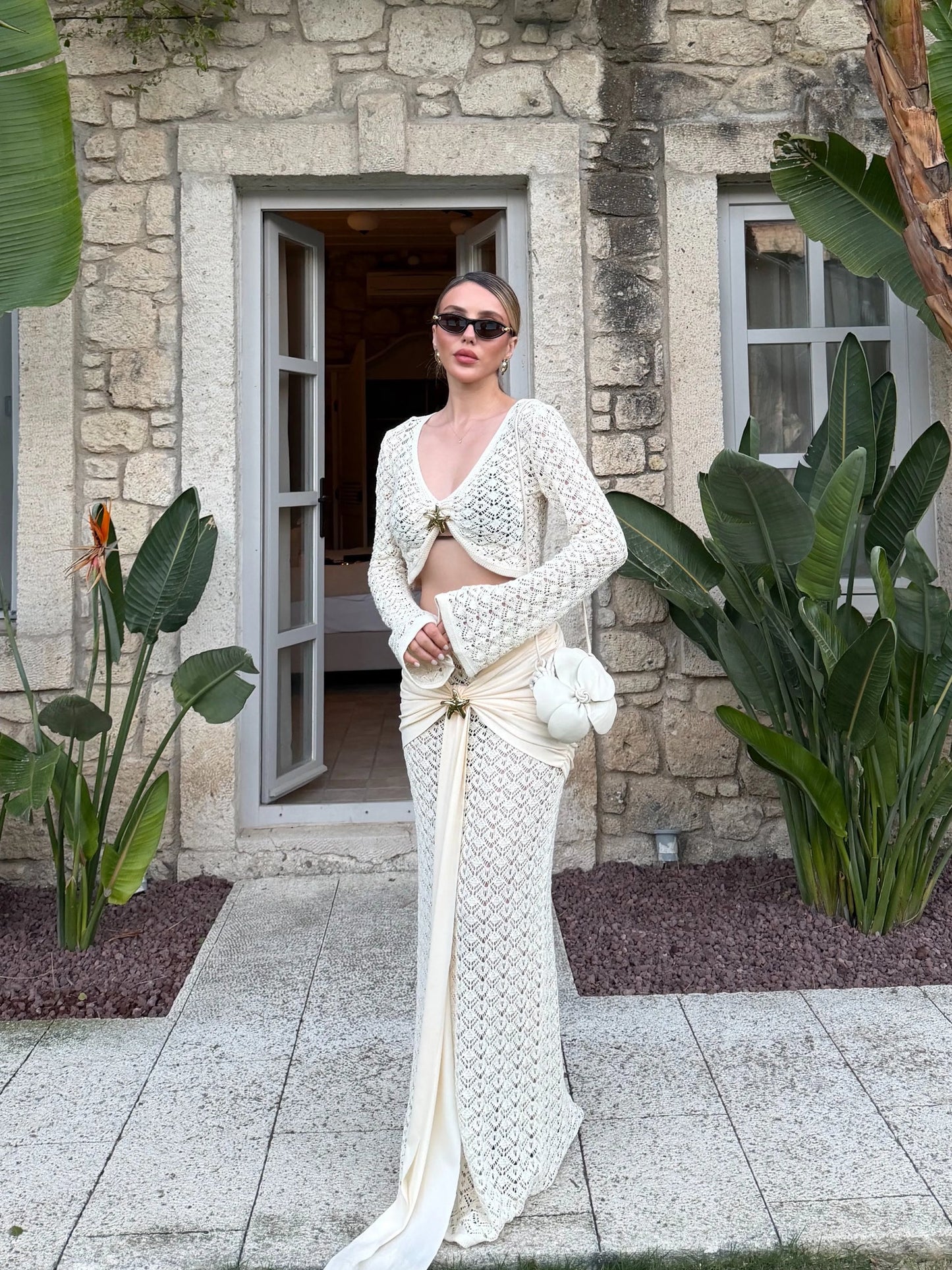 Set crochet étoilée