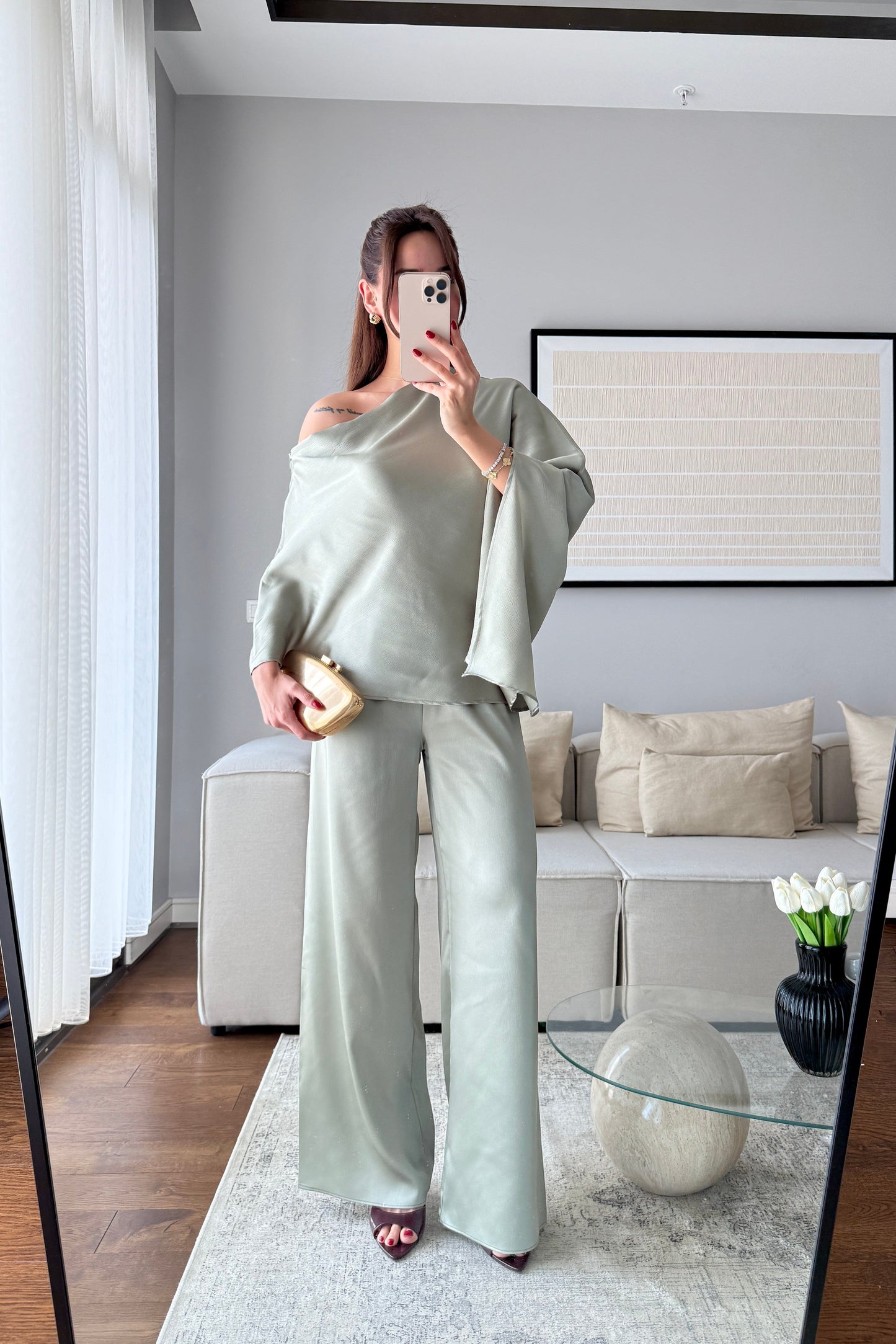 Elegant Satin Set